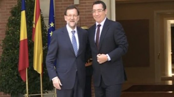 Întâlnirea Rajoy-Ponta, în presa spaniolă: Se deschid porţile unor noi investiţii spaniole în România